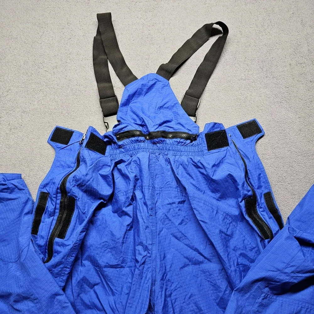 The North Face Summit Series Gore-Tex XCR Ski Bib Pants Mens Large Blue Full Zip